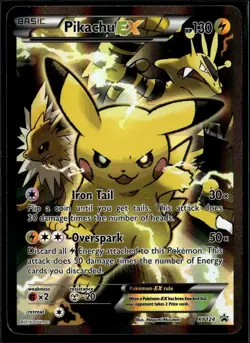 Pikachu EX 2016 XY Holo Black Star Promo FA #XY124 - Image 1
