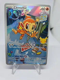 Pokemon TCG Mega Evolution Promo First Partner Illustration Chimchar 041 NM - Image 1