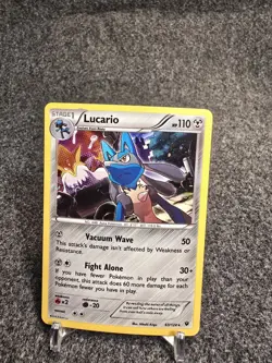 Pokemon TCG Lucario Misc Promo Cosmo Holo 36/124 Lightly Played - Image 1