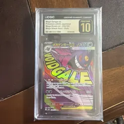 2025 Pokemon JPN Mega Dream Ex M Attack Rare #230 Mega Gengar Ex CGC 10 PRISTINE - Image 2