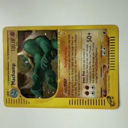 Pokemon TCG Machamp Holo Rare Card 16/165 Expedition Base Set - Image 1