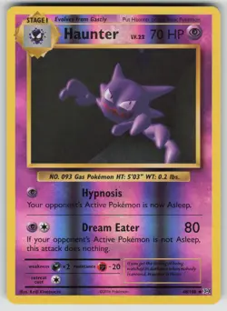 POKEMON HAUNTER 48 UC EVOLUTIONS NM REVERSE HOLO - Image 1