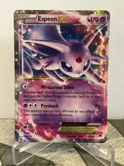 POKEMON TCG BREAKPOINT ESPEON EX HOLO ULTRA RARE 52/122 LP - Image 1