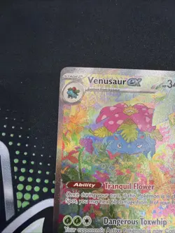 Pokemon TCG Venusaur ex 198/165 Scarlet & Violet 151 SIR Full Art Holo English - Image 2
