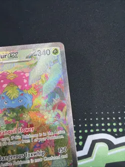 Pokemon TCG Venusaur ex 198/165 Scarlet & Violet 151 SIR Full Art Holo English - Image 3