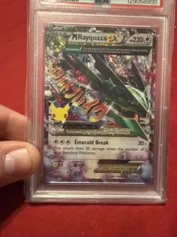 2021 Pokemon Sword & Shield Celebrations 76 M Rayquaza EX PSA 10 - Image 4