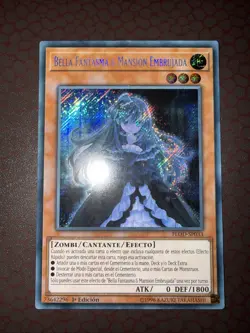 Yu-Gi-Oh! Ghost Belle & Haunted Mansion (Spanish) FLOD-SP033- Secret - 1st NM! - Image 2