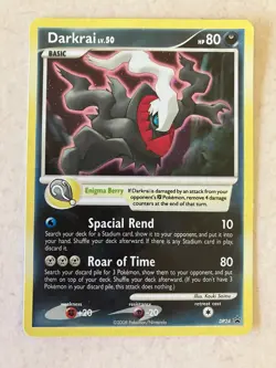 POKEMON 2008 DARKRAI CARD LV.50 BLACK STAR PROMO HOLO DP24 NICE! - Image 1