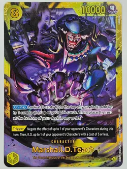 One Piece OP16-119 Marshall.D.Teach Secret Rare - Image 1