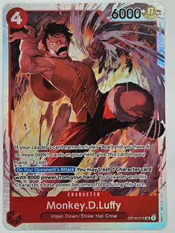 One Piece OP16-015 Monkey.D.Luffy Super Rare - Image 1