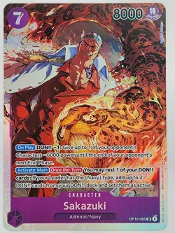 One Piece OP16-065 Sakazuki Super Rare - Image 1