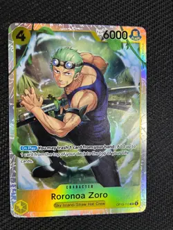 Roronoa Zoro OP15-113 SR Adventure on Kami’s Island One Piece English NM - Image 1