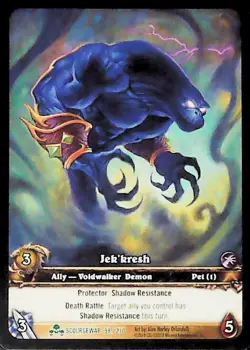 World of Warcraft TCG Jek'kresh (Extended Art) - Scourgewar 98/270 - Image 1