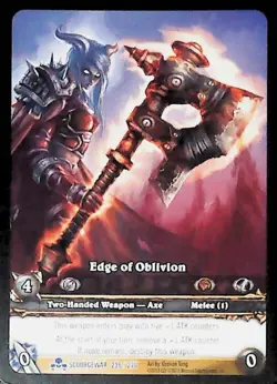 World of Warcraft TCG Edge Of Oblivion (Extended Art) - Scourgewar 235/270 - Image 1
