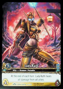 World of Warcraft TCG Lady Kath (Extended Art) - Through the Dark Portal 175/319 - Image 1