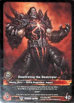 World of Warcraft TCG Deathwing The Destroyer (Extended Art) - Twilight of the D - Image 1