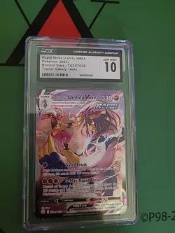 CGC 10 Rapid Strike Urshifu VMAX TG21 Brilliant Stars Art Rare Pokemon Card - Image 1