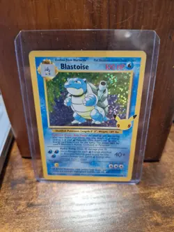 Blastoise Holo Rare Pokemon Card Base Set Shadowless 2/102 - Image 1