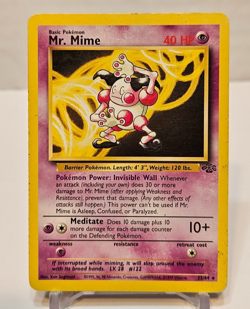 Mr. Mime 22/64 Rare Unlimited Jungle Pokemon 1859 - Image 1