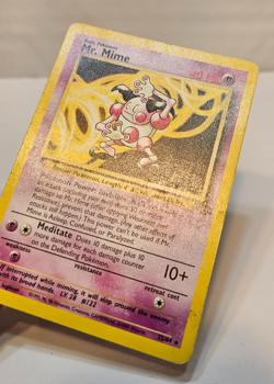 Mr. Mime 22/64 Rare Unlimited Jungle Pokemon 1859 - Image 2