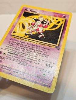 Mr. Mime 22/64 Rare Unlimited Jungle Pokemon 1859 - Image 3