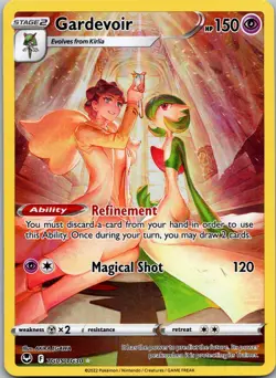 Gardevoir TG05/TG30 Holo Silver Tempest Trainer Gallery Pokemon NM - Image 1