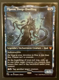 Thassa, Deep-Dwelling (Showcase, Non-Foil) - Theros Beyond Death MTG NM - Image 1