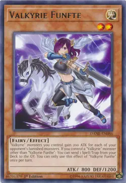 Valkyrie Funfte - DANE-EN086 - Rare - 1st Edition - Lightly Played - Image 1