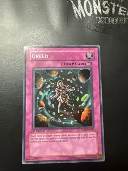 YUGIOH GREED SUPER RARE SOD-EN055 1ST EDITION - Image 2