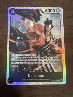Kin'emon OP16-082 SR The Time of Battle Foil English One Piece - Image 1