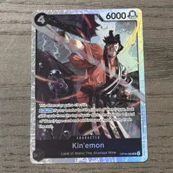 Kin'emon OP16-082 SR The Time of Battle Foil English One Piece TCG - Image 1