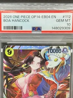 Boa Hancock - One Piece Azure Seas Seven OP14 EB04-112 SR PSA 10 Waifu - Image 1