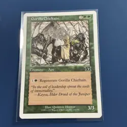Gorilla Chieftain (4 Gorillas) Alliances MTG - LP - Image 1