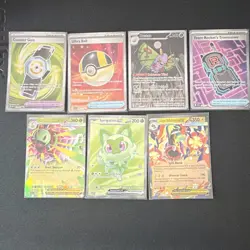 Pokemon TCG Ascended Heroes Card Lot 21 Ultra Ball, Counter Gain, Meganium EX - Image 1