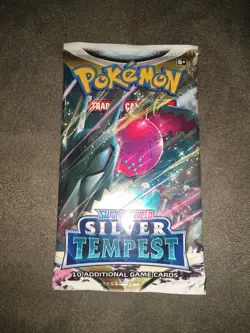 2022 Pokemon Sword & Shield TCG Silver Tempest 1 Booster Pack (10 Cards Inside) 820650850912 - Image 1