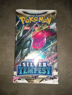 2022 Pokemon Sword & Shield TCG Silver Tempest 1 Booster Pack (10 Cards Inside) 820650850912 - Image 2