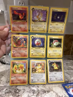 27 CARD LOT DARK POKEMON TEAM ROCKET “A GRADE” NEVER PLAYED STORED FOR 26 YEARS! - Image 2