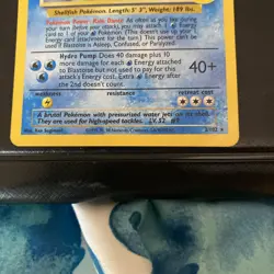 Blastoise 2/102 Celebrations Holo Rare Base Set 25th Anniversary Pokemon Card - Image 3