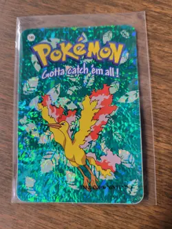 Moltres #146 - Vintage Vending Machine Prism Sticker 2000 - Pokemon Card - Image 1