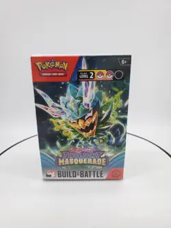 Pokemon TCG Twilight Masquerade Build and Battle Box 4 Booster Packs Promo Card - Image 3