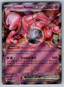 Team Rocket's Mewtwo ex Holo Promo SV: Promo Cards 205 NM (6-9-A) - Image 1