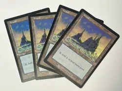 MTG Island Basic Land x4 - Urza’s Saga (1999) Donato Giancola #337 - LP - Image 1