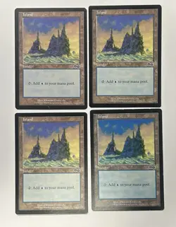 MTG Island Basic Land x4 - Urza’s Saga (1999) Donato Giancola #337 - LP - Image 3