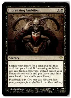 MTG Increasing Ambition - Dark Ascension Heavily Played English - Image 1