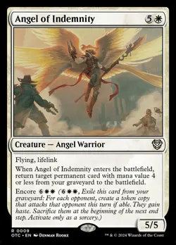 MTG Angel of Indemnity ** Outlaws of Thunder Junction Commander ** English - Image 1