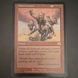 Wizards of the Coast Insurrection MTG Onslaught Sorcery Regular Rare EN #213 - Image 1