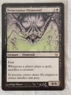 Played Desecration Elemental Fifth Dawn Mtg Magic the Gathering - Image 1