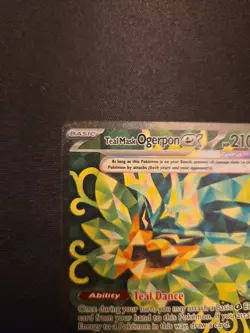 Teal Mask Ogerpon ex 211/167 Sv06: Twilight Masquerade Holo Pokemon TCG - Image 2