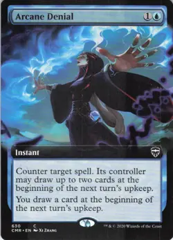 MTG Arcane Denial (Extended Art) (630) | NM | Commander Legends (CMR) - Image 1