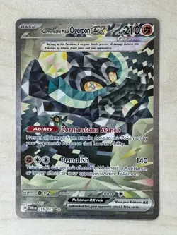 Pokemon TCG Cornerstone Mask Ogerpon Ex 215/167 Twilight Masquerade SIR NM - Image 1
